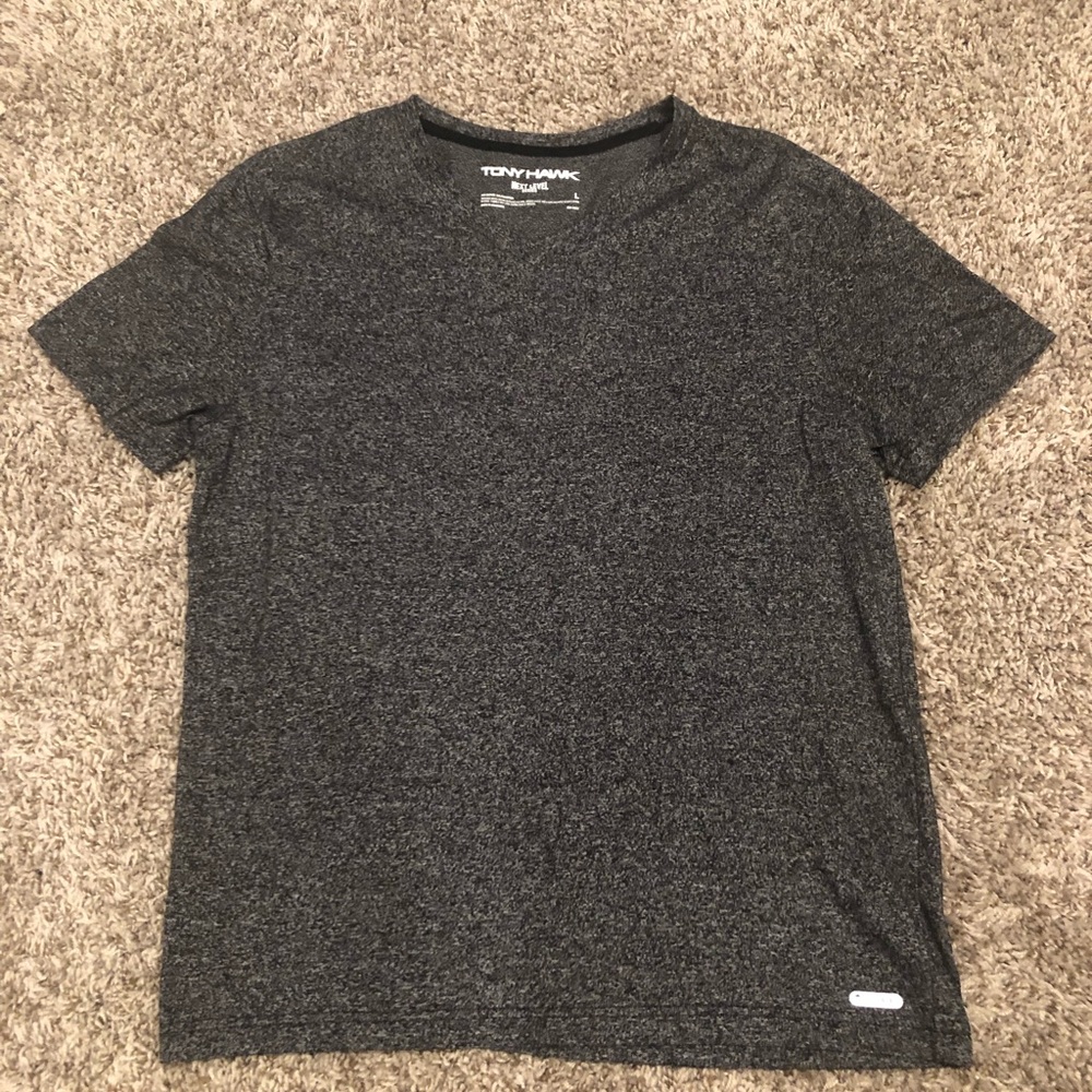 Gray V-Neck